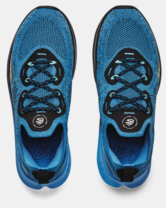 Unisex Curry Flow Go Running Shoes, Blue, pdpMainDesktop image number 2